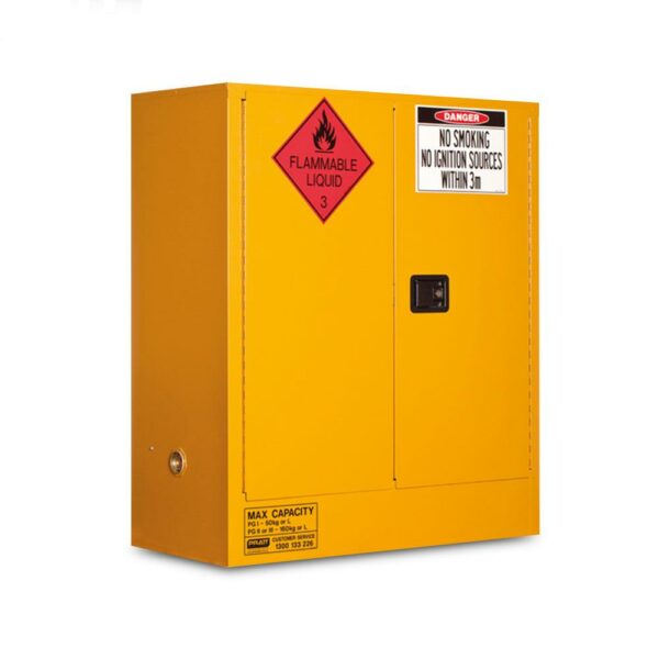 Flammable Storage Cabinet 160l 2 Door, 2 Shelf online Australia - Aj Safety