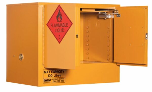 Flammable Storage Cabinet 100l 2 Door, 1 Shelf online Australia - Aj Safety