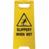 FSPYSWW: Floor Stand Yellow 'Slippery When Wet' online Australia - Aj Safety