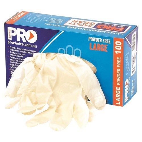MDLPF: Disposable Latex Powder Free Gloves online Australia - Aj Safety