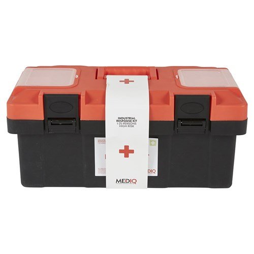 Essential Industrial Response First Aid Kit In Plastic Tackle Box online Australia - Aj Safety