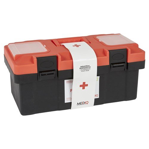 Essential Industrial Response First Aid Kit In Plastic Tackle Box online Australia - Aj Safety