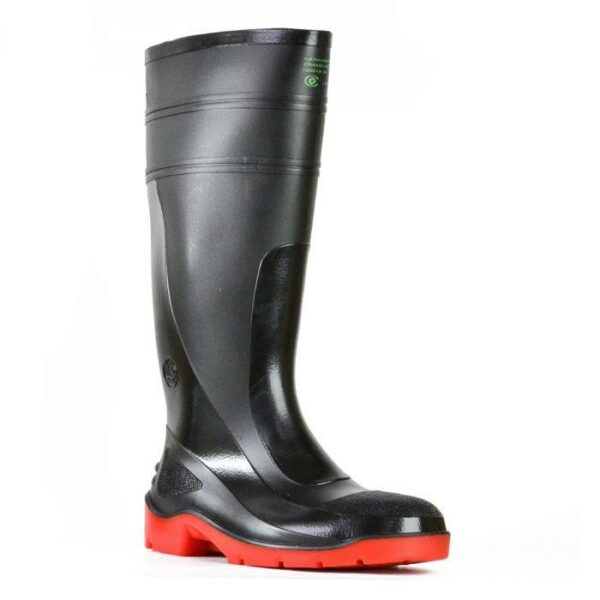 892-65190-Utility Gumboots - Black/red - Safety online Australia - Aj Safety