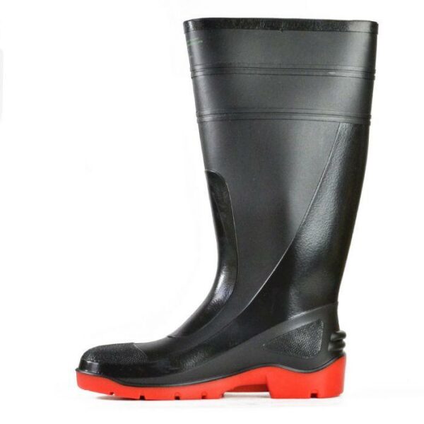892-65190-Utility Gumboots - Black/red - Safety online Australia - Aj Safety