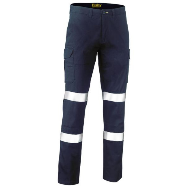 Bisley BPC6008T – Taped Stretch Cotton Drill Cargo Pants