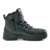 Bison XT Ankle Lace Up Zip Sided - Black online Australia - Aj Safety