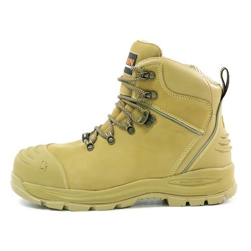 Bison XT Ankle Lace Up Zip Sided - Wheat online Australia - Aj Safety
