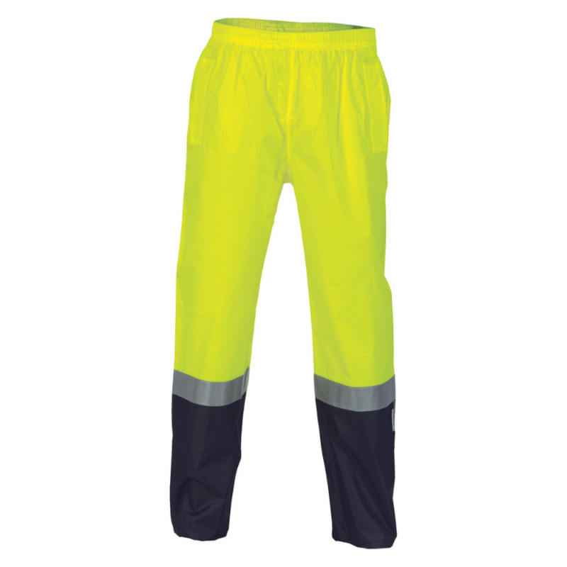 DNC 3880 - Hi Vis Two Tone Rain Pants With CSR R/Tape