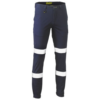Bisley BPC6028T - Taped Biomotion Stretch Cotton Drill Cuffed Pants online Australia - Aj Safety