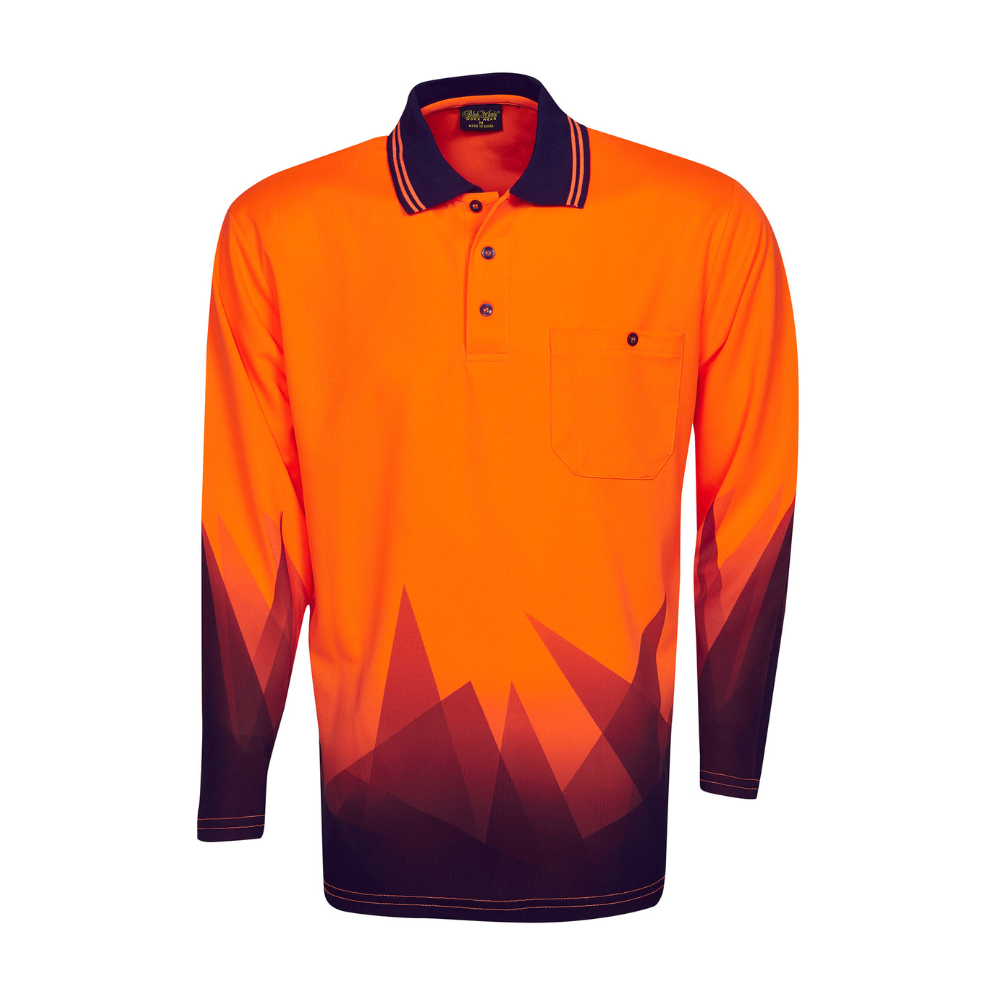 Blue Whale P68 - Triangular Design Hi Vis Polo
