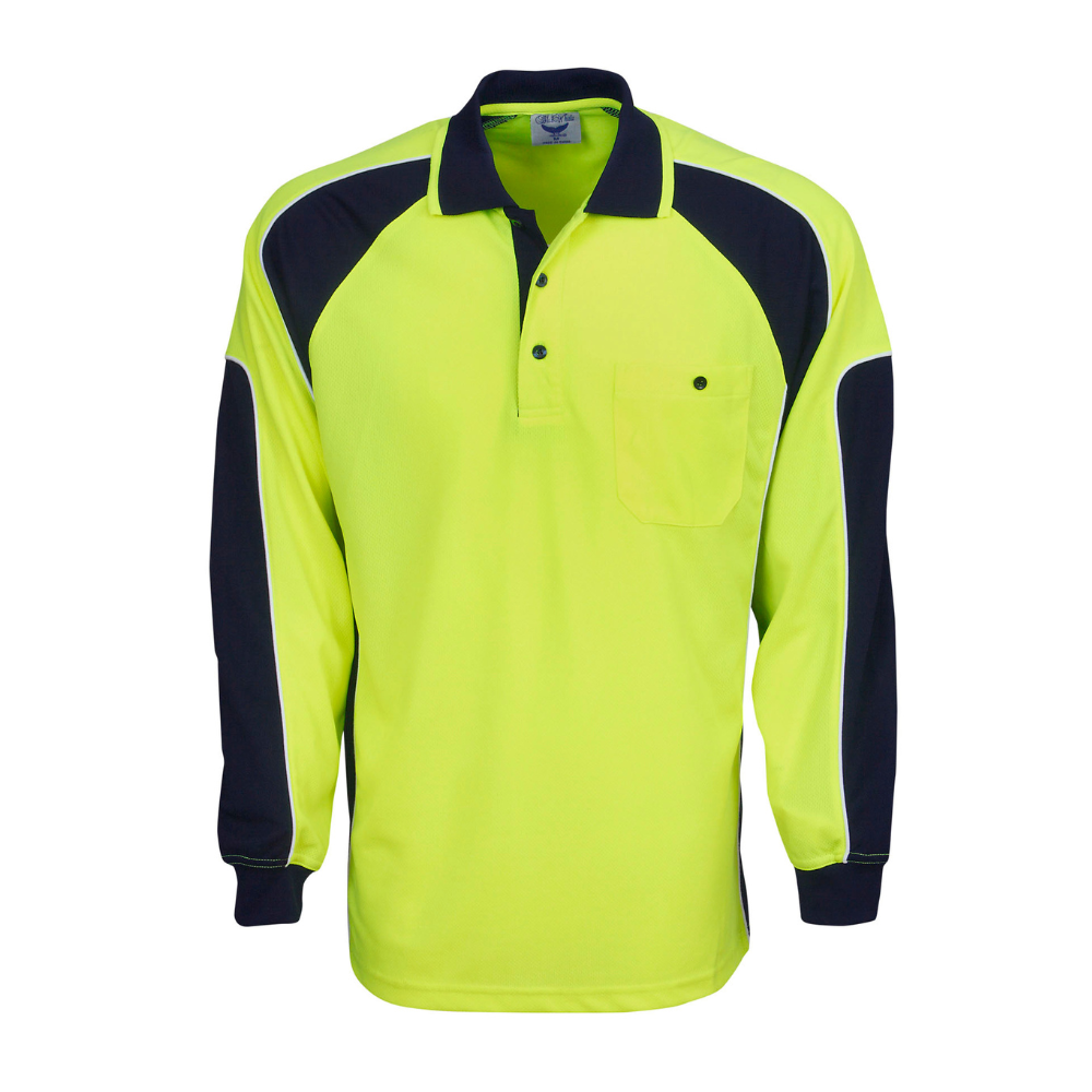 Blue Whale P86 - Hi Vis Cooldry Side Panel Polo