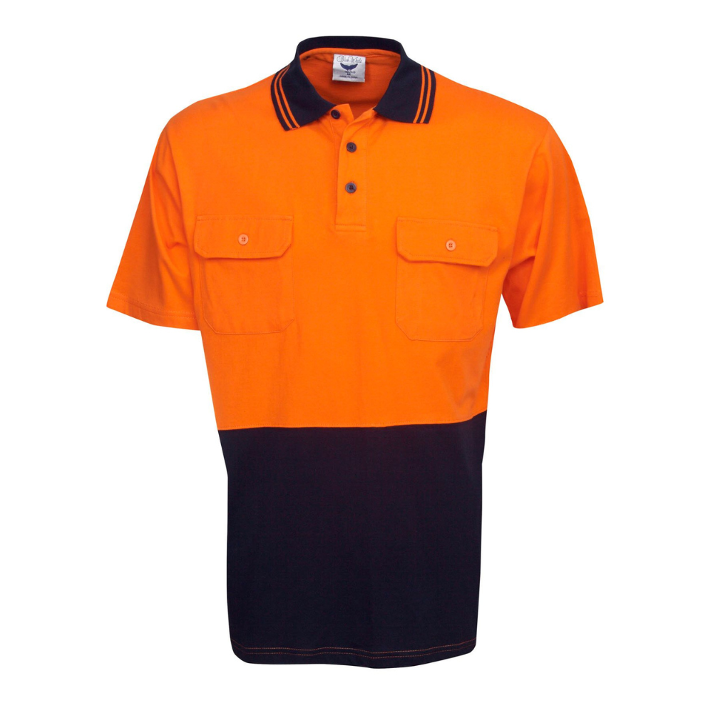Blue Whale P94 - 100% Cotton Hi Vis Polo