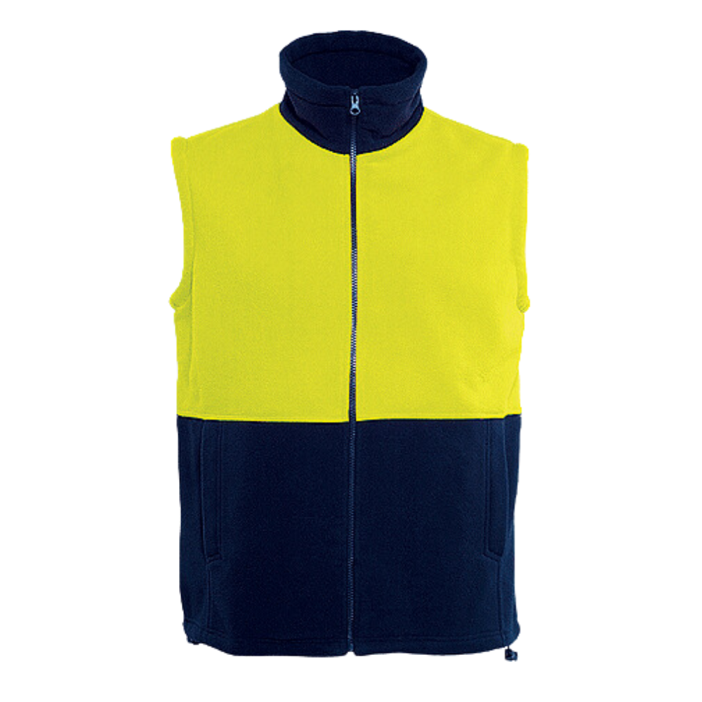 Bocini SJ0541 - Unisex Adults Hi-Vis Polar Fleece Vest