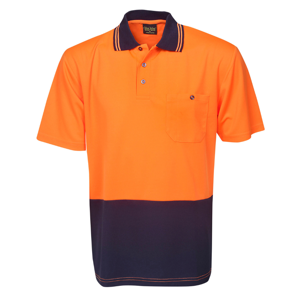 Blue Whale P62 - Hi Vis Light Weight Cooldry Polo