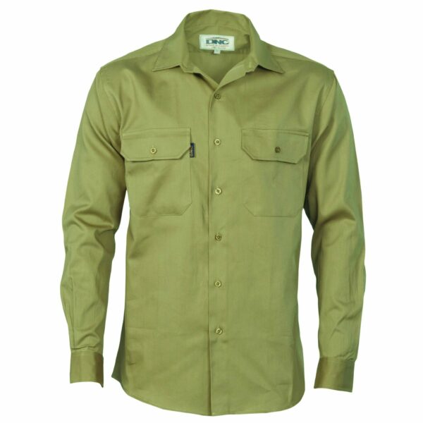 3202-Drill Shirt Long Sleeve online Australia - Aj Safety