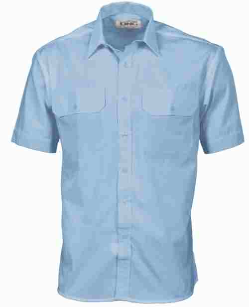 3211-Polyester Cotton Work Shirt S/s online Australia - Aj Safety