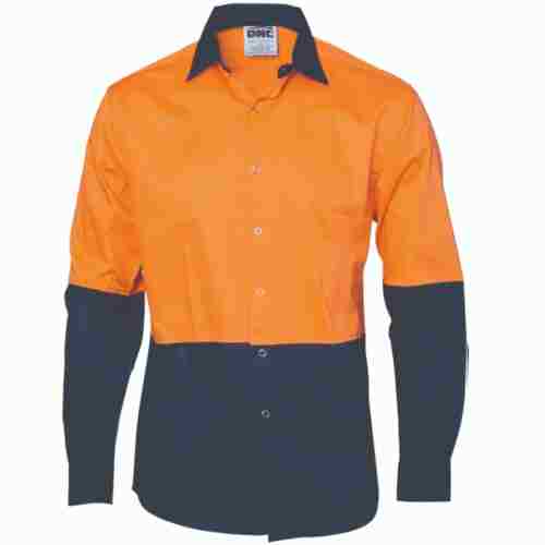 3942-Hi-vis Cool Breeze Food Industry Cotton Shirt - Long Sleeve online Australia - Aj Safety