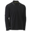 Bisley BK6425 - Cool Mesh Polo With Reflective Piping online Australia - Aj Safety