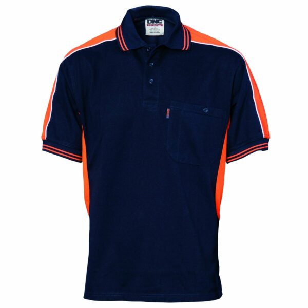 5214-Polyester Cotton Panel Polo Shirt-s/sleeve online Australia - Aj Safety