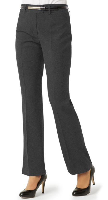 BS29320-Ladies Classic Flat Front Pant online Australia - Aj Safety