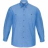 SH112-Mens Wrinkle Free Chambray Long/s Shirt online Australia - Aj Safety