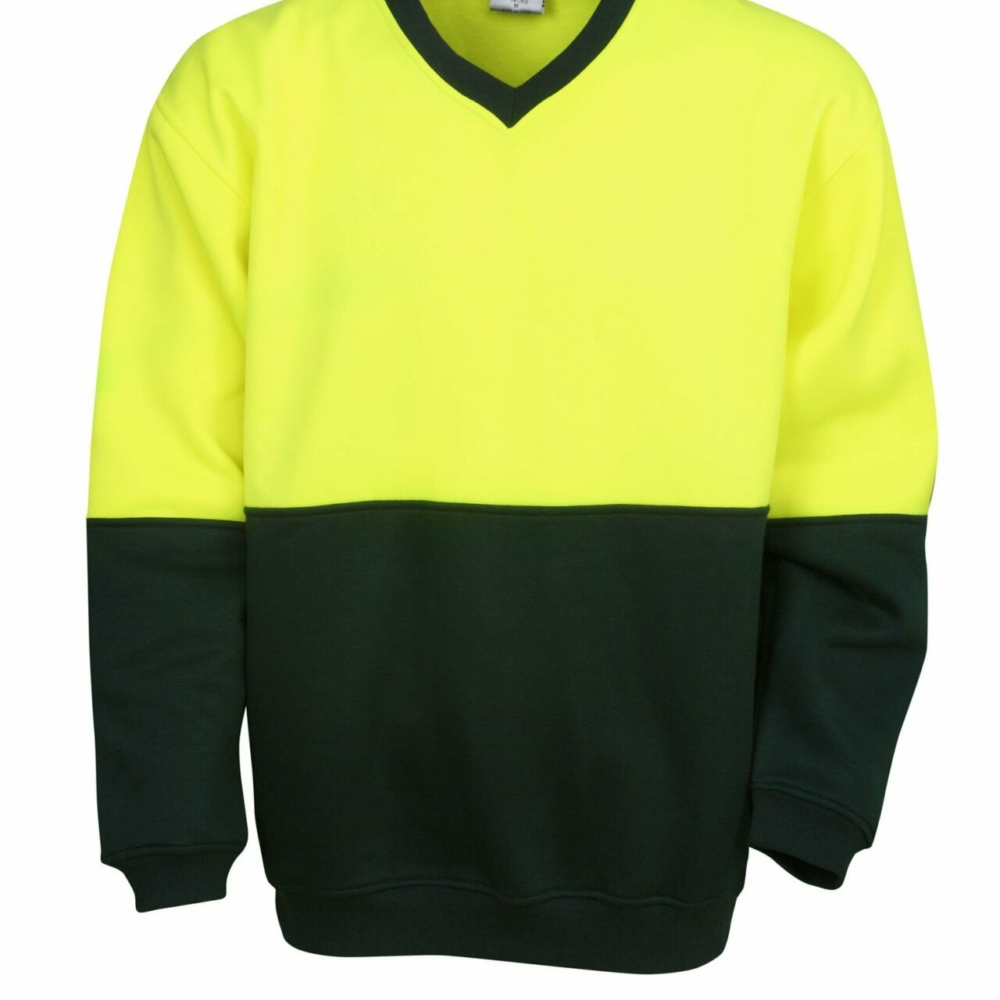 F82-Hi-vis Fleecy Sweat Jumper online Australia - Aj Safety