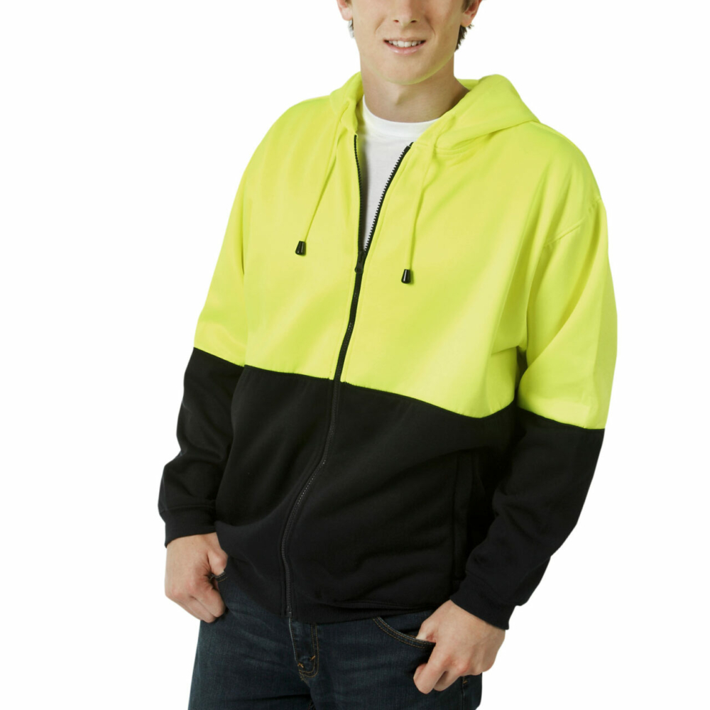 F94-Hi-vis Fleecy Hoodie Jacket online Australia - Aj Safety