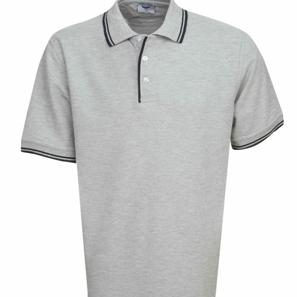 P51-Pique Polo With Striped Collar And Cuff online Australia - Aj Safety