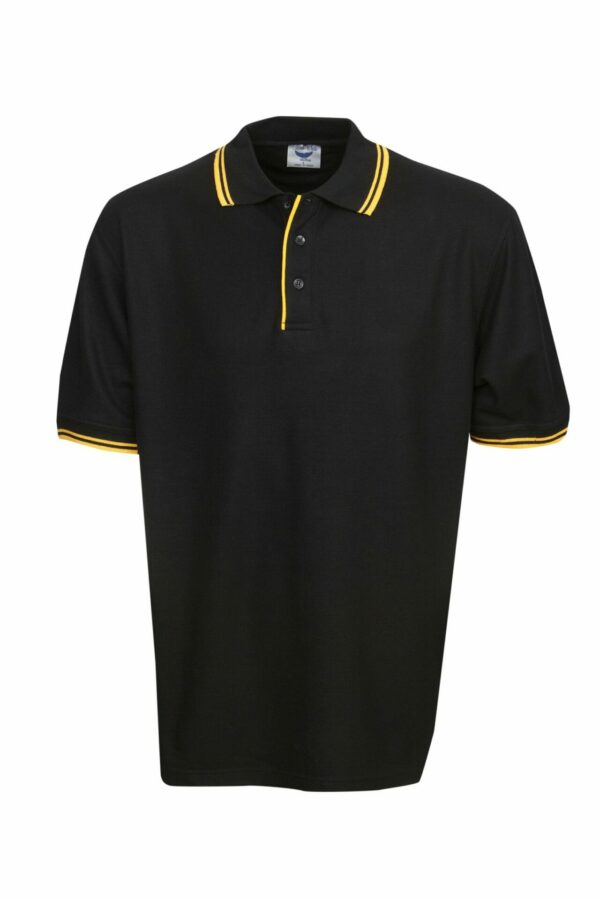 P51-Pique Polo With Striped Collar And Cuff online Australia - Aj Safety