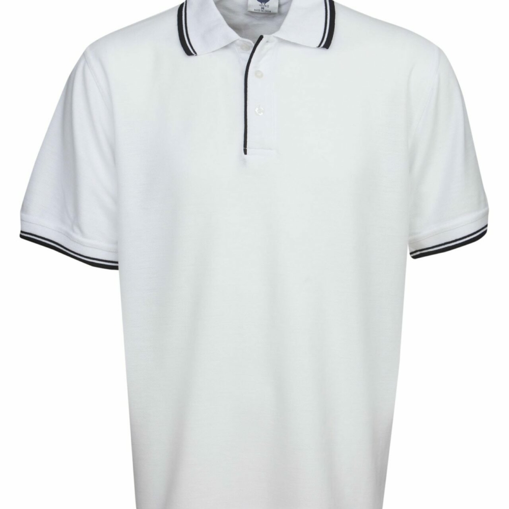 P51K-Pique Polo With Striped Collar And Cuff online Australia - Aj Safety