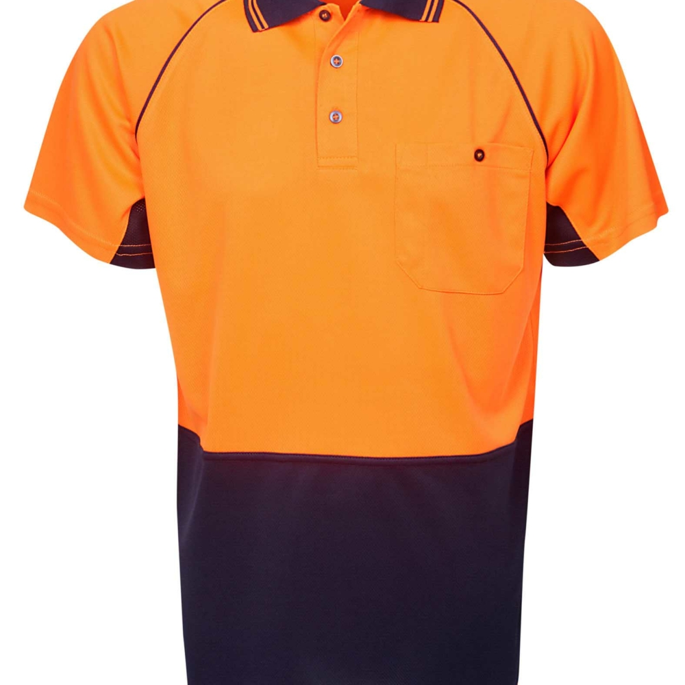 P64-Hi-vis Raglan Sleeve Polo online Australia - Aj Safety