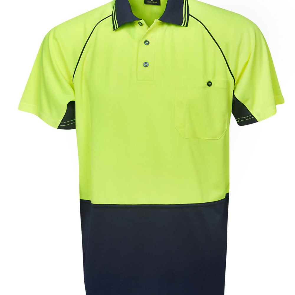 P64-Hi-vis Raglan Sleeve Polo online Australia - Aj Safety