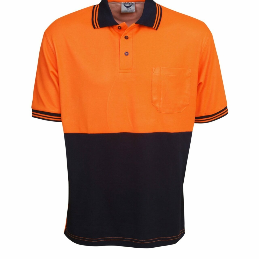 P85-Hi-vis Cotton Back True Dry Polo online Australia - Aj Safety