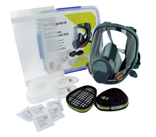 Maxiguard Full Face Respirator Chemical Kit online Australia - Aj Safety