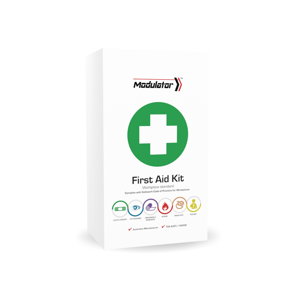 MODULATOR 4 Series Metal Cabinet First Aid Kit – AFAKMODM4 online Australia - Aj Safety