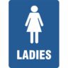 Ladies Toilet Sign