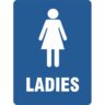 Ladies Toilet Sign