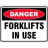Danger Forklift In Use online Australia - Aj Safety