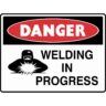 Danger Welding In Progress online Australia - Aj Safety