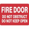 Fire Door Do Not Obstruct online Australia - Aj Safety