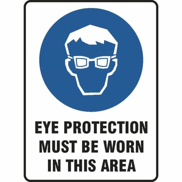 Mandatory Eye Protection Must Be Worn online Australia - Aj Safety