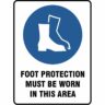 Mandatory Foot Protection Must Be Worn online Australia - Aj Safety