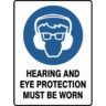 Mandatory Hearing And Eye Protection Must Be Worn online Australia - Aj Safety