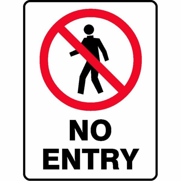 Prohibition No Entry online Australia - Aj Safety