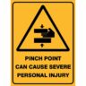 Warning Pinch Point online Australia - Aj Safety