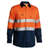 Bisley BS6896 - Taped Hi Vis Cool Lightweight Shirt online Australia - Aj Safety