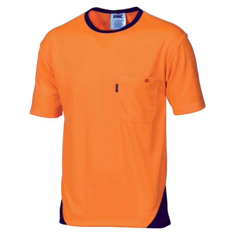 DNC 3711 - Ladies Hi Vis Two Tone Polo - Short Sleeve