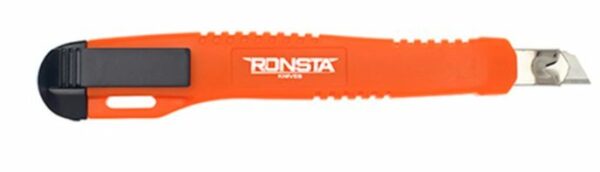Ronsta KU005 Knives Manual Retractable Knife with Metal Tip 9mm online Australia - Aj Safety