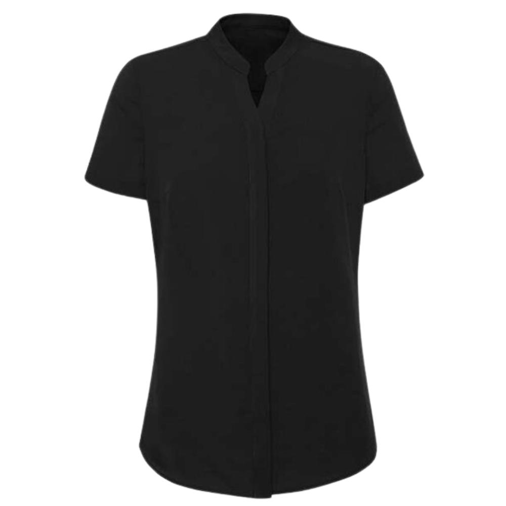 Biz Corporate RB977LS Juliette Womens Plain Short Sleeve Blouse online Australia - Aj Safety