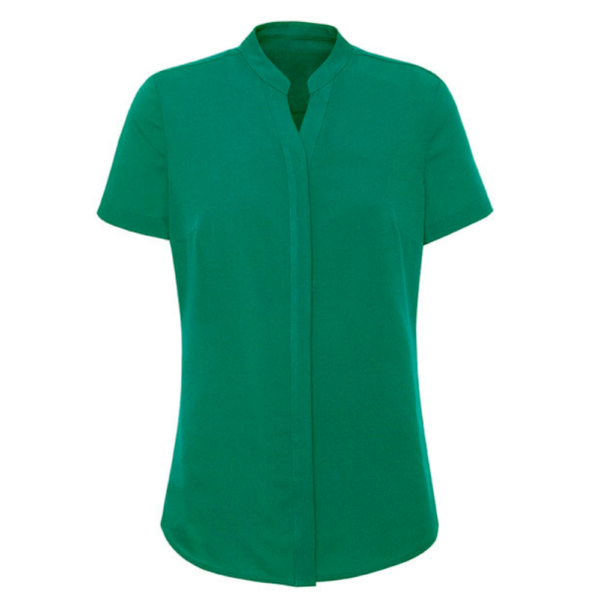 Biz Corporate RB977LS Juliette Womens Plain Short Sleeve Blouse online Australia - Aj Safety